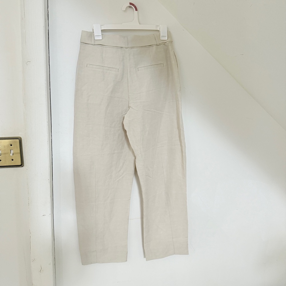 Banana Republic women’s barrel leg linen Pants - Picture 8 of 10